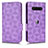 Funda de Cuero Cartera con Soporte Carcasa C02X para Xiaomi Black Shark 4 5G Morado