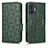 Funda de Cuero Cartera con Soporte Carcasa C02X para Xiaomi Poco F4 GT 5G Verde