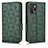 Funda de Cuero Cartera con Soporte Carcasa C02X para Xiaomi Poco X3 GT 5G Verde