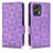 Funda de Cuero Cartera con Soporte Carcasa C02X para Xiaomi Poco X4 GT 5G Morado