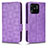 Funda de Cuero Cartera con Soporte Carcasa C02X para Xiaomi Redmi 10 India Morado