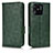 Funda de Cuero Cartera con Soporte Carcasa C02X para Xiaomi Redmi 10 Power Verde