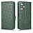 Funda de Cuero Cartera con Soporte Carcasa C02X para Xiaomi Redmi K40 Gaming 5G Verde