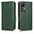 Funda de Cuero Cartera con Soporte Carcasa C02X para Xiaomi Redmi K50 Ultra 5G Verde