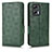 Funda de Cuero Cartera con Soporte Carcasa C02X para Xiaomi Redmi K50i 5G Verde