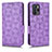 Funda de Cuero Cartera con Soporte Carcasa C02X para Xiaomi Redmi Note 10 Pro 5G Morado