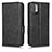 Funda de Cuero Cartera con Soporte Carcasa C02X para Xiaomi Redmi Note 10T 5G Negro