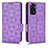 Funda de Cuero Cartera con Soporte Carcasa C02X para Xiaomi Redmi Note 11 4G (2022) Morado