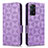 Funda de Cuero Cartera con Soporte Carcasa C02X para Xiaomi Redmi Note 11 Pro 4G Morado