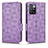 Funda de Cuero Cartera con Soporte Carcasa C02X para Xiaomi Redmi Note 11 Pro+ Plus 5G Morado