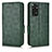 Funda de Cuero Cartera con Soporte Carcasa C02X para Xiaomi Redmi Note 11S 4G Verde