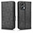 Funda de Cuero Cartera con Soporte Carcasa C02X para Xiaomi Redmi Note 11T Pro+ Plus 5G Negro