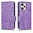 Funda de Cuero Cartera con Soporte Carcasa C02X para Xiaomi Redmi Note 12 Explorer Morado