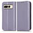 Funda de Cuero Cartera con Soporte Carcasa C03X para Google Pixel 7 Pro 5G Morado