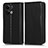 Funda de Cuero Cartera con Soporte Carcasa C03X para Oppo Reno9 Pro+ Plus 5G Negro