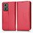 Funda de Cuero Cartera con Soporte Carcasa C03X para Realme GT Neo2 5G Rojo