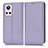 Funda de Cuero Cartera con Soporte Carcasa C03X para Realme GT Neo3 5G Morado