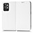 Funda de Cuero Cartera con Soporte Carcasa C03X para Realme GT2 Pro 5G Blanco