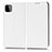 Funda de Cuero Cartera con Soporte Carcasa C03X para Samsung Galaxy A22 5G Blanco