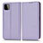 Funda de Cuero Cartera con Soporte Carcasa C03X para Samsung Galaxy A22 5G Morado