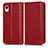 Funda de Cuero Cartera con Soporte Carcasa C03X para Samsung Galaxy A23s Rojo