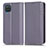 Funda de Cuero Cartera con Soporte Carcasa C03X para Samsung Galaxy M12 Morado