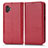 Funda de Cuero Cartera con Soporte Carcasa C03X para Samsung Galaxy XCover 6 Pro 5G Rojo