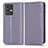 Funda de Cuero Cartera con Soporte Carcasa C03X para Vivo V23 Pro 5G Morado