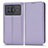 Funda de Cuero Cartera con Soporte Carcasa C03X para Vivo X Note Morado