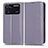 Funda de Cuero Cartera con Soporte Carcasa C03X para Xiaomi Poco M4 Pro 4G Morado