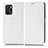 Funda de Cuero Cartera con Soporte Carcasa C03X para Xiaomi Poco X3 GT 5G Blanco