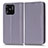 Funda de Cuero Cartera con Soporte Carcasa C03X para Xiaomi Redmi 10 India Morado