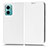 Funda de Cuero Cartera con Soporte Carcasa C03X para Xiaomi Redmi 10 Prime Plus 5G Blanco