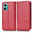 Funda de Cuero Cartera con Soporte Carcasa C03X para Xiaomi Redmi 11 Prime 5G Rojo