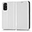 Funda de Cuero Cartera con Soporte Carcasa C03X para Xiaomi Redmi Note 11 4G (2022) Blanco