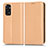 Funda de Cuero Cartera con Soporte Carcasa C03X para Xiaomi Redmi Note 11S 4G Oro