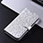 Funda de Cuero Cartera con Soporte Carcasa C04X para Motorola Moto Edge 40 5G Plata