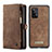 Funda de Cuero Cartera con Soporte Carcasa C06S para Samsung Galaxy A53 5G Marron