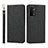 Funda de Cuero Cartera con Soporte Carcasa D01T para OnePlus Nord N200 5G Negro