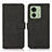 Funda de Cuero Cartera con Soporte Carcasa D01Y para Motorola Moto Edge 40 5G Negro