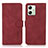 Funda de Cuero Cartera con Soporte Carcasa D01Y para Motorola Moto G54 5G Rojo