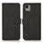 Funda de Cuero Cartera con Soporte Carcasa D01Y para Nokia C110 Negro