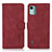 Funda de Cuero Cartera con Soporte Carcasa D01Y para Nokia C12 Plus Rojo