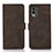 Funda de Cuero Cartera con Soporte Carcasa D01Y para Nokia C210 Marron