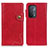 Funda de Cuero Cartera con Soporte Carcasa D01Y para OnePlus Nord N200 5G Rojo