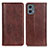 Funda de Cuero Cartera con Soporte Carcasa D03Y para Motorola Moto G 5G (2023) Marron