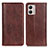 Funda de Cuero Cartera con Soporte Carcasa D03Y para Motorola Moto G53 5G Marron