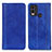 Funda de Cuero Cartera con Soporte Carcasa D03Y para Nokia C22 Azul