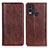 Funda de Cuero Cartera con Soporte Carcasa D03Y para Nokia C22 Marron