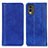 Funda de Cuero Cartera con Soporte Carcasa D03Y para Nokia C32 Azul